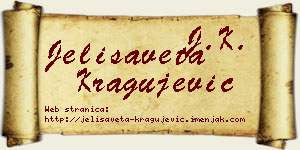 Jelisaveta Kragujević vizit kartica